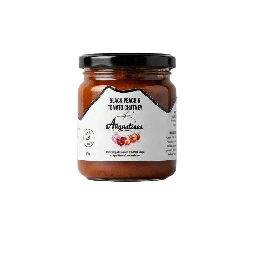 Black Peach and Tomato Chutney