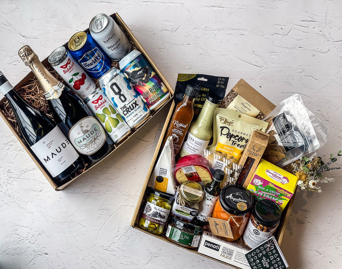 local drinks and food wanaka otago hamper welcome