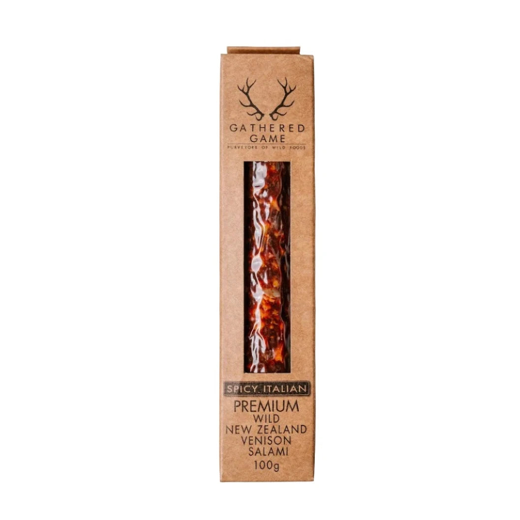 Smoked Paprika Wild Venison Salami 100g