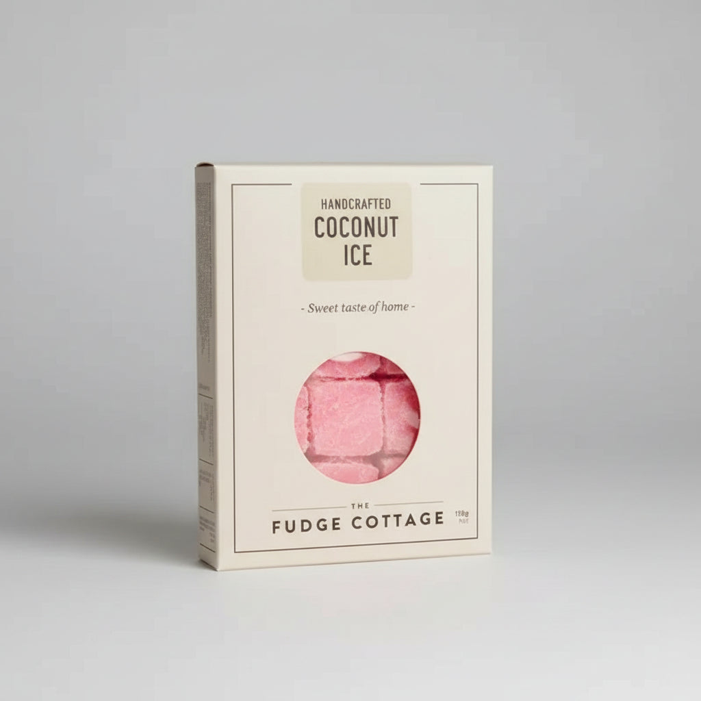Coconut Ice Fudge