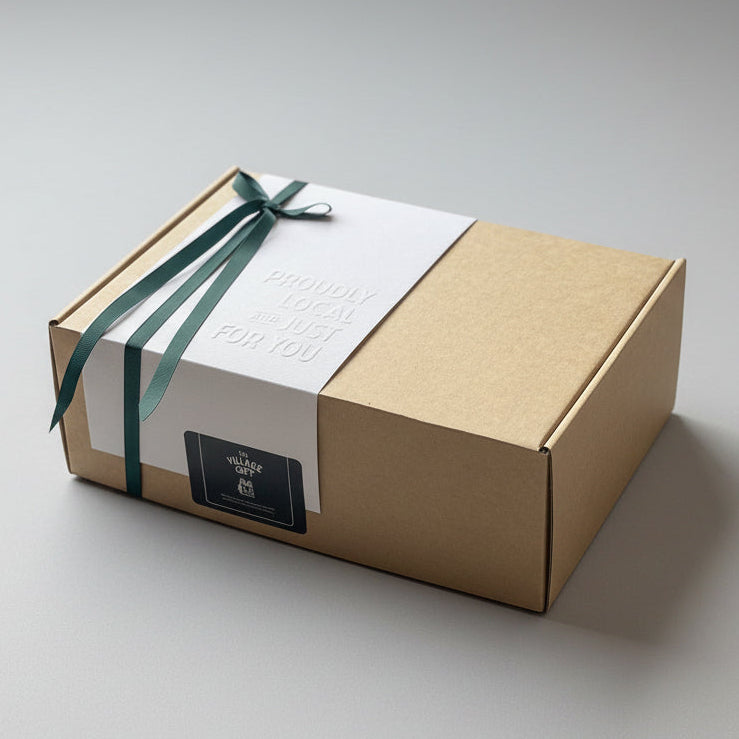 sustainable gift box filled with local products