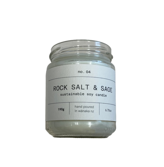 Rock Salt and Sage Candle