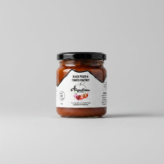 Black Peach and Tomato Chutney
