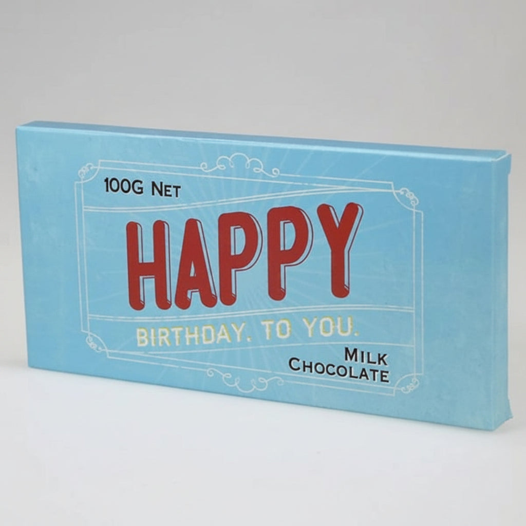 Happy Birthday Milk Chocolate Bar