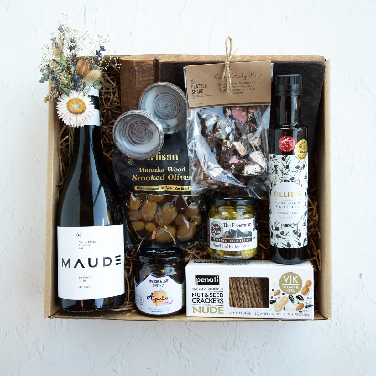 Platter Food and Wine Gift Box, NZ